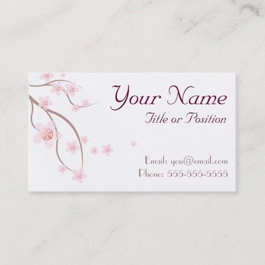 Eine schöne Visitenkarte (Vorderseite)