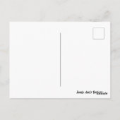 Eine schöne weiße Taube bringt Frieden auf der Pos Postkarte (Rückseite)