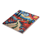 Eine schöne Wiese Fliese (Seite)