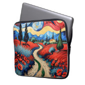 Eine schöne Wiese Laptopschutzhülle (Vorderseite Links)