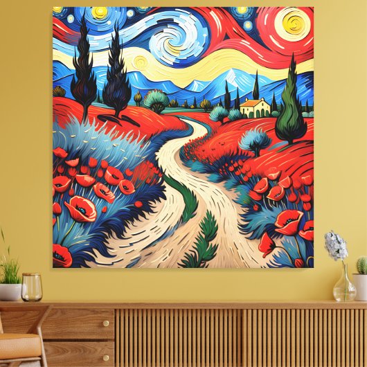 Eine schöne Wiese Leinwanddruck (Insitu (Wohnzimmer))