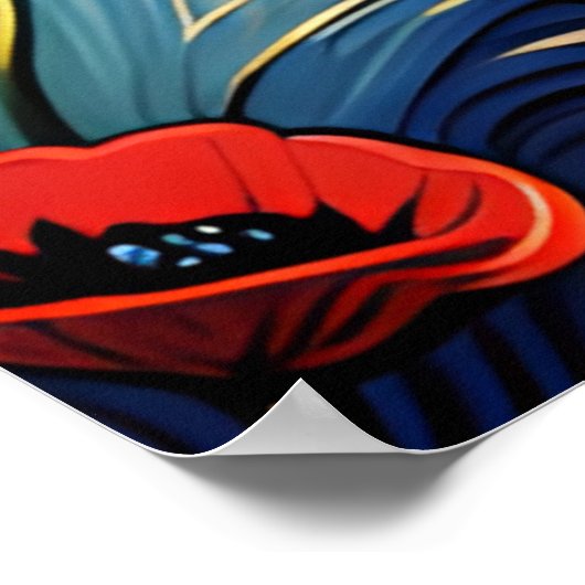 Eine schöne Wiese Poster (Ecke)