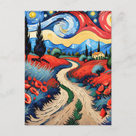 Eine schöne Wiese Postkarte