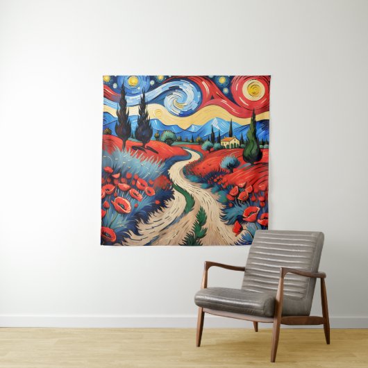 Eine schöne Wiese Wandteppich (Beispiel)