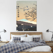 Eine schöne Winterlandschaft Leinwanddruck (Insitu (Schlafzimmer))