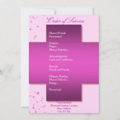 Eine schönes Lebens-Begräbnis- Einladung/ein Einladung (Rückseite)