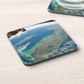 Eine schräge Florida an der Südostküste Getränkeuntersetzer (Linke Seite)