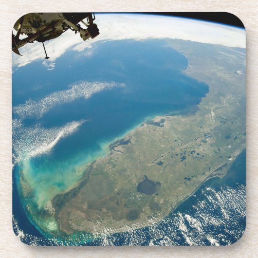 Eine schräge Florida an der Südostküste Getränkeuntersetzer (Vorderseite)