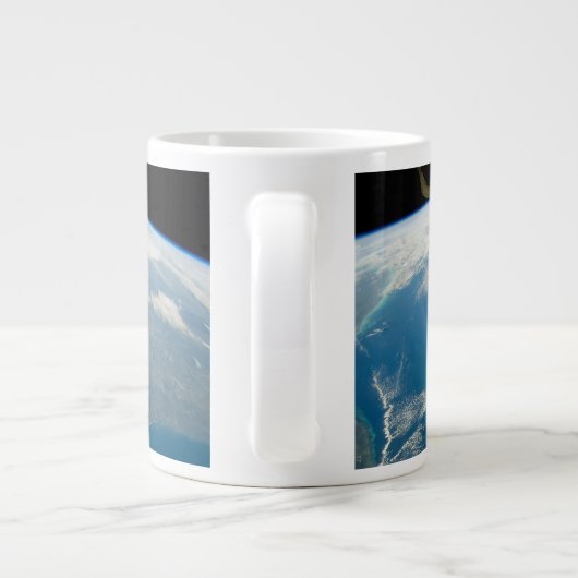 Eine schräge Florida an der Südostküste Jumbo-Tasse (Rückseite)