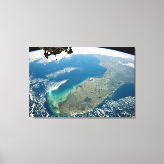 Eine schräge Florida an der Südostküste Leinwanddruck (Vorderseite)
