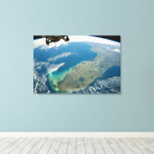 Eine schräge Florida an der Südostküste Leinwanddruck (Insitu (Holzboden))