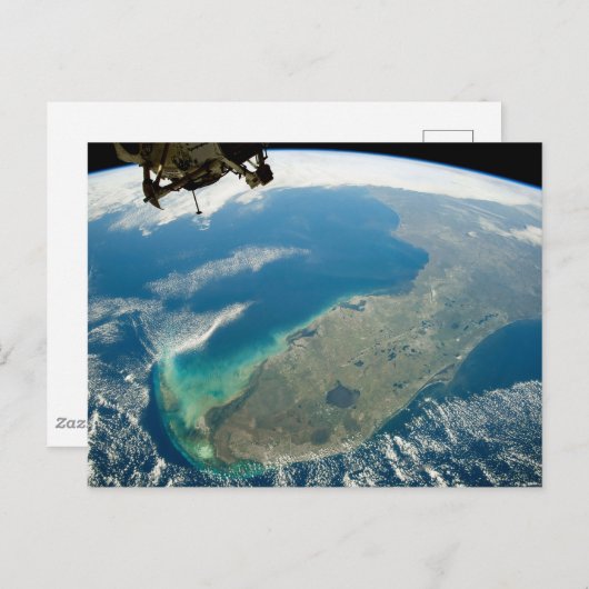 Eine schräge Florida an der Südostküste Postkarte (Vorne/Hinten)