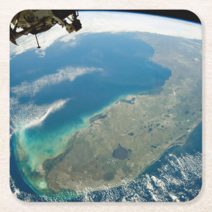 Eine schräge Florida an der Südostküste Rechteckiger Pappuntersetzer