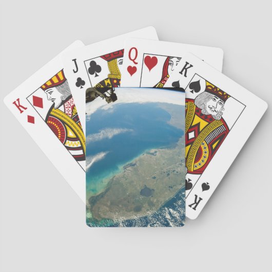 Eine schräge Florida an der Südostküste Spielkarten (Rückseite)