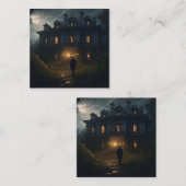 Eine schreckliche Villa Quadratische Visitenkarte (Vorne/Hinten)