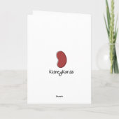 Eine schrullige Geburtstagsgrußkarte Karte (Rückseite)