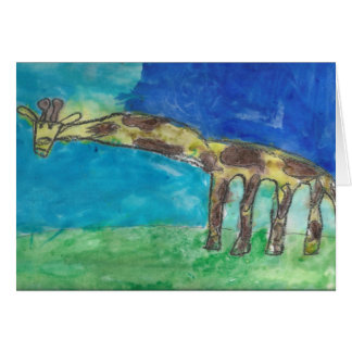 Eine schüchterne Giraffe