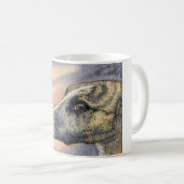 Eine schüchterne, hübsche Jagdhund TASSE (VorderseiteRechts)