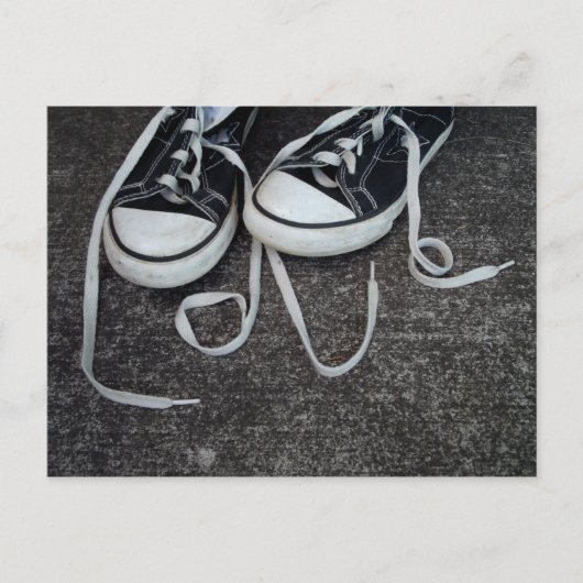 Eine SchuhAffäre mit Liebe Postkarte (Vorderseite)