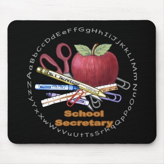Eine Schulsekretärin Mousepad (Vorne)