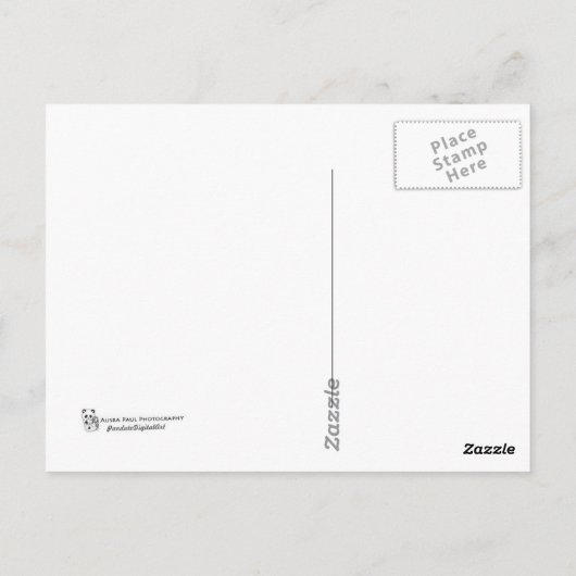 Eine Schüssel Herz und eine BlackBerry Postkarte (Rückseite)