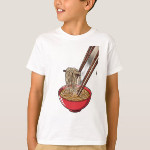 Eine Schüssel mit Dampframen T-Shirt