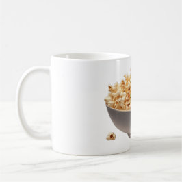 Eine Schüssel Popcorn Kaffeetasse