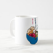 Eine Schüssel Ramen Noodles Kaffeetasse (Vorderseite Links)