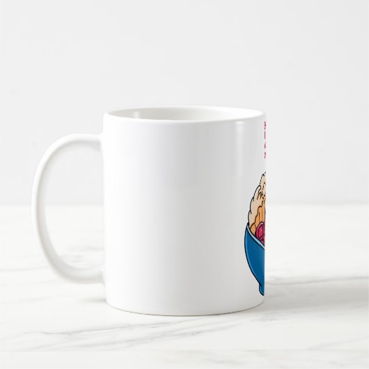 Eine Schüssel Ramen Noodles Kaffeetasse (Links)