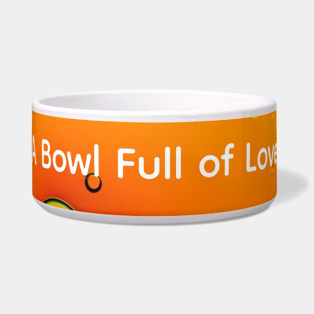 Eine Schüssel voll Liebe - Pet Bowl (Vorderseite)