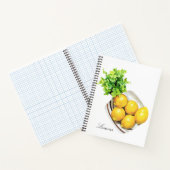 Eine Schüssel Zitronen Notizblock (Innenseite)