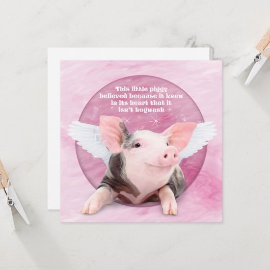 Eine schwach geglaubte Karte (Vorderseite/Rückseite Beispiel)