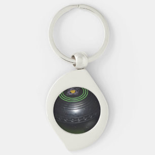 eine schwarze Rasenschale, Schlüsselanhänger