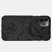 Eine schwarze Rose Case-Mate iPhone Hülle (Rückseite (Horizontal))