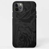 Eine schwarze Rose Case-Mate iPhone Hülle (Rückseite)