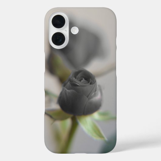 Eine schwarze Rose für deinen Liebsten Case-Mate iPhone Hülle (Rückseite)