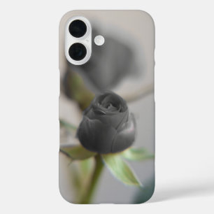 Eine schwarze Rose für deinen Schatz iPhone 16 Hülle