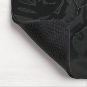Eine schwarze Rose Mousepad (Ecke)