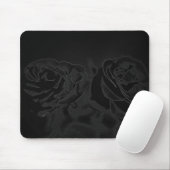 Eine schwarze Rose Mousepad (Mit Mouse)