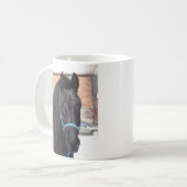 Eine schwarze Schönheit Kaffeetasse (Vorderseite Links)