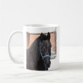 Eine schwarze Schönheit Kaffeetasse (Links)