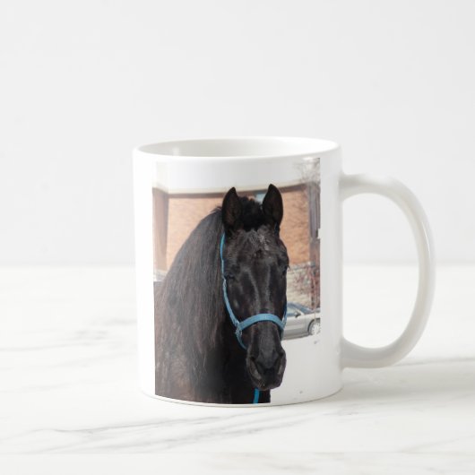 Eine schwarze Schönheit Kaffeetasse (Rechts)
