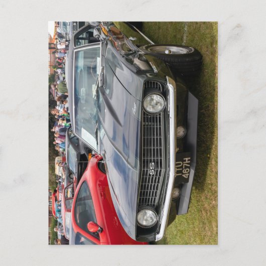 Eine schwarze Serie 1 Chevrolet Camaro Postkarte (Vorderseite)