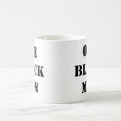 EINE SCHWARZER MANN Kaffee-Tasse Kaffeetasse (Mittel)