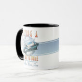 Eine Schwellen-Zeit-in der Zukunft Tasse haben (Vorderseite Links)