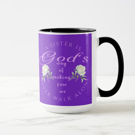 "Eine Schwester ist..." Tasse für Kaffee/Tee (Rechts)