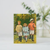 EINE SCHWIERIGE WAHL POSTKARTE (Stehend Vorderseite)