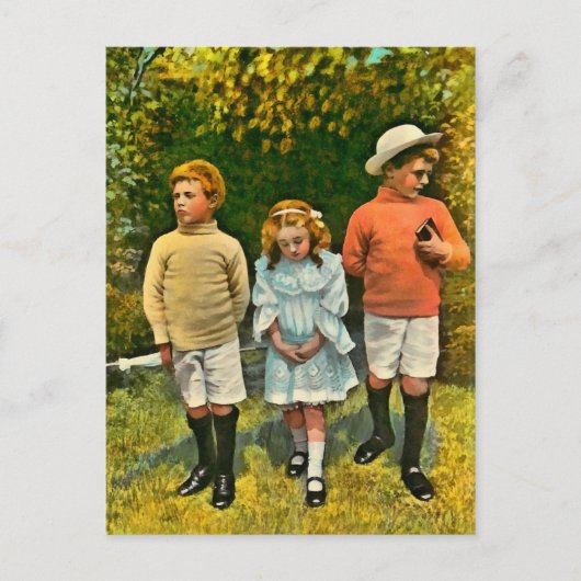 EINE SCHWIERIGE WAHL POSTKARTE (Vorderseite)