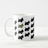 eine Scotty HundeTasse Kaffeetasse (Links)