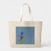 Eine Seegröße auf der Tote Tasche (Rückseite)